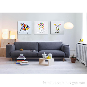 Comic Cute Puppy Dog Adorable Canvas Print